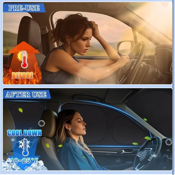 Car🚙Window Custom Sun☀️Shades Outback 2020-2024 Full Set for Total Blackout - Picture 7 of 10